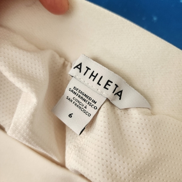 Athleta Vienna Cargo Skort In Magnolia White Buit In Shorts Run Training Active - Picture 12 of 13